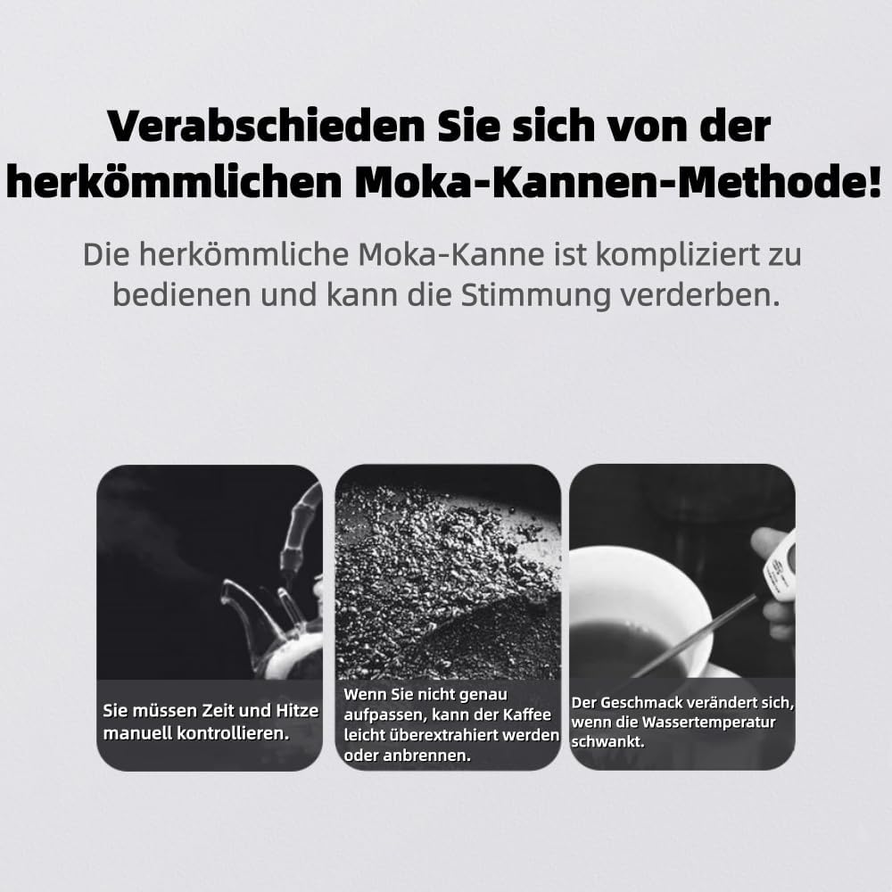Elektrische Mokkakanne MC-70A, 3-6 Tassen, automatische Abschaltung