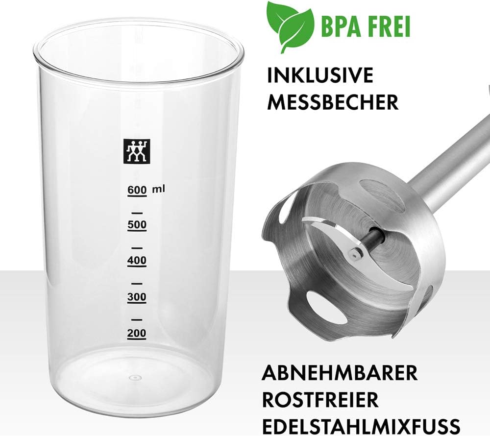 Stabmixer mit 600 ml Messbecher, 550 Watt