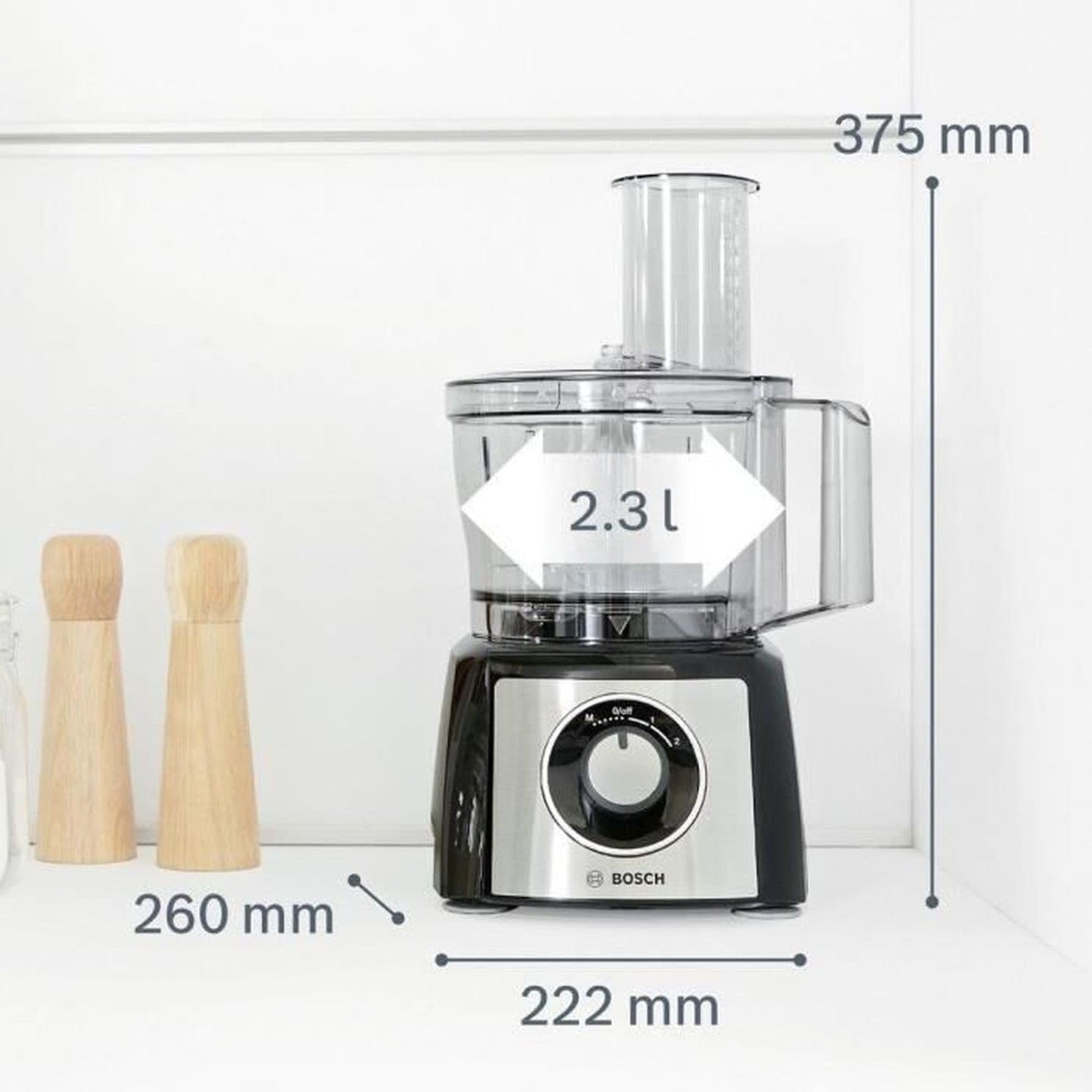 MultiTalent 3 Küchenmaschine mit XXL Zubehörpaket, XXL Zubehörpaket, 800 W, Schwarz / Edelstahl