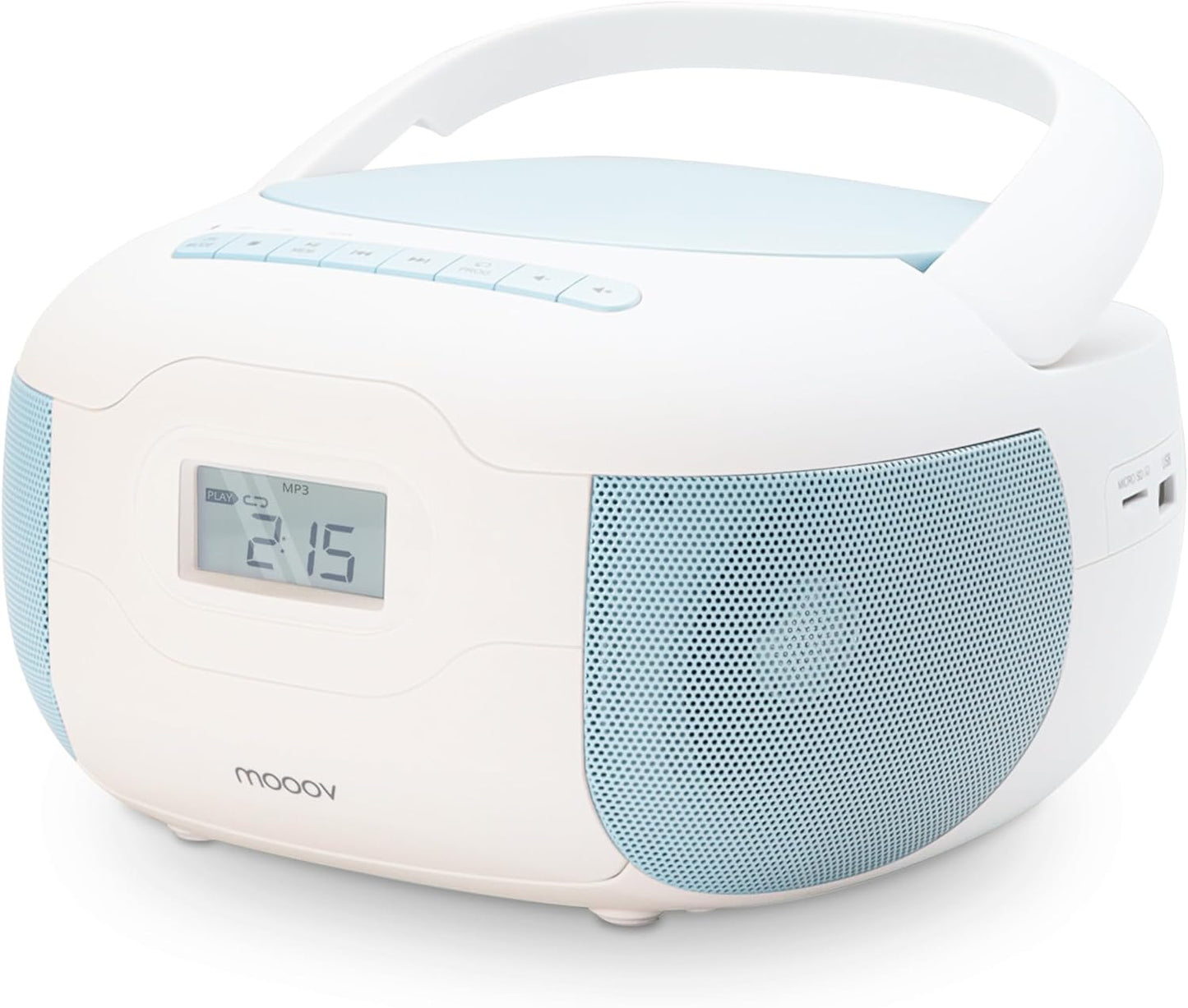 CD-Player mit Bluetooth und USB, Blau