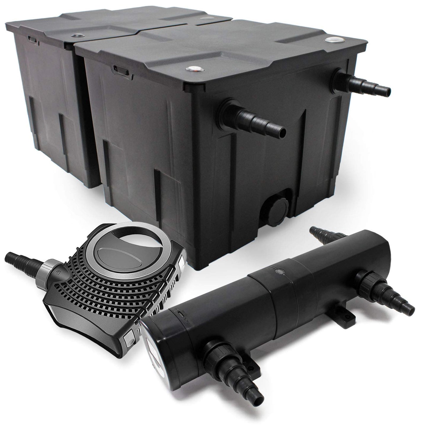 Teichfilter-Komplettset CBF-350B bis 60000L mit UVC Klärer