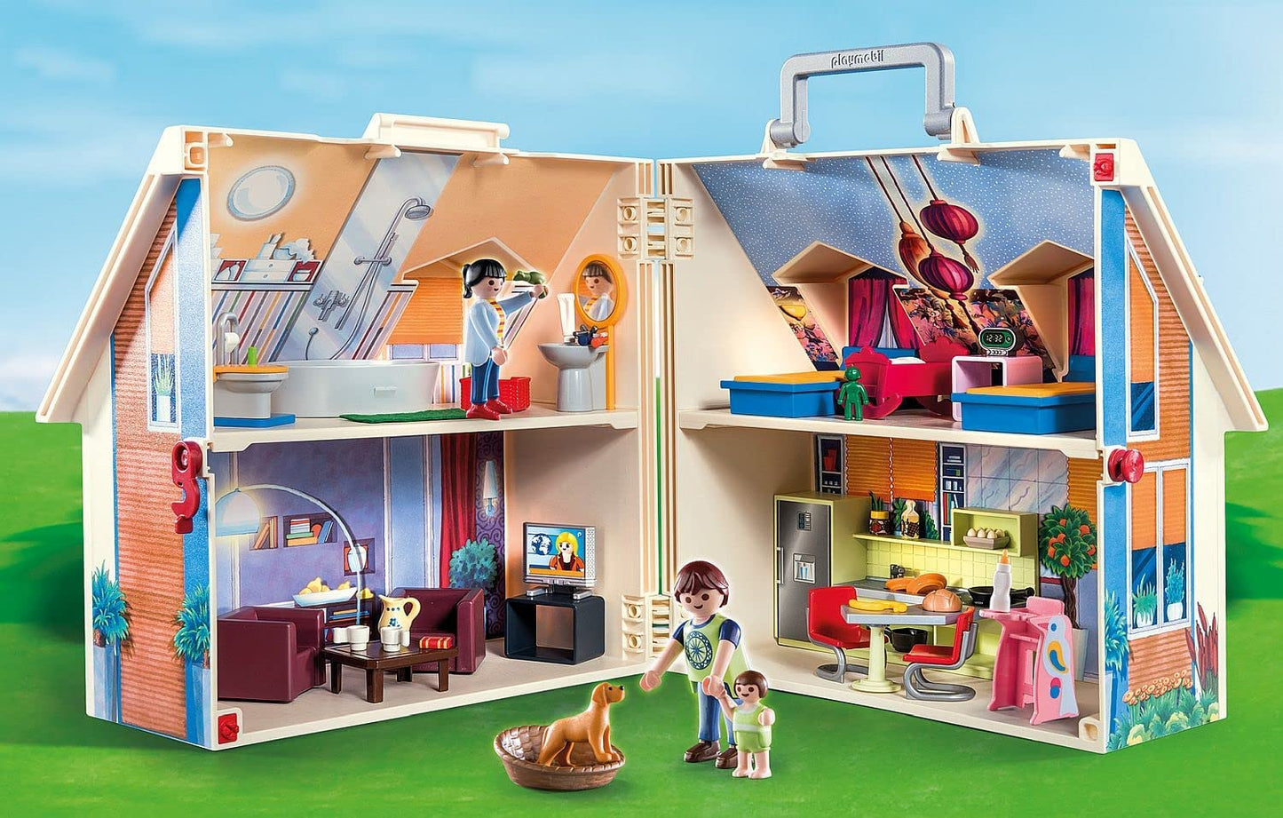 70985 Dollhouse Mitnehm-Puppenhaus, Konstruktionsspielzeug