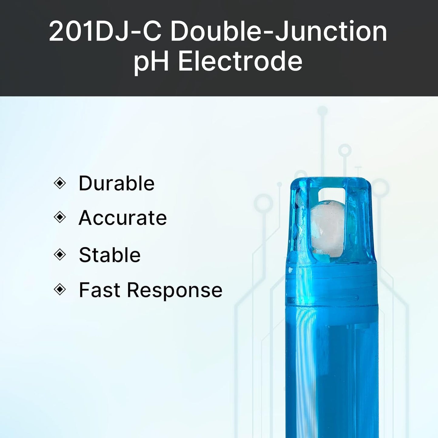 Double-Junction pH-Elektrode 201DJ-C