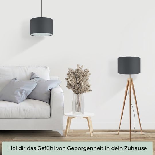 Lampenschirm, Schwarz Ø25cm | Höhe 17,2cm