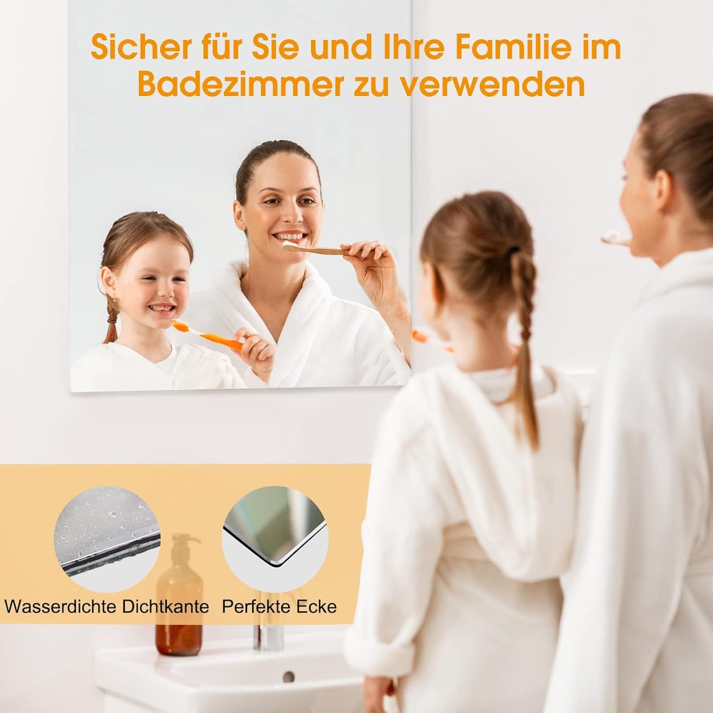 Infrarot Spiegelheizung, 450W