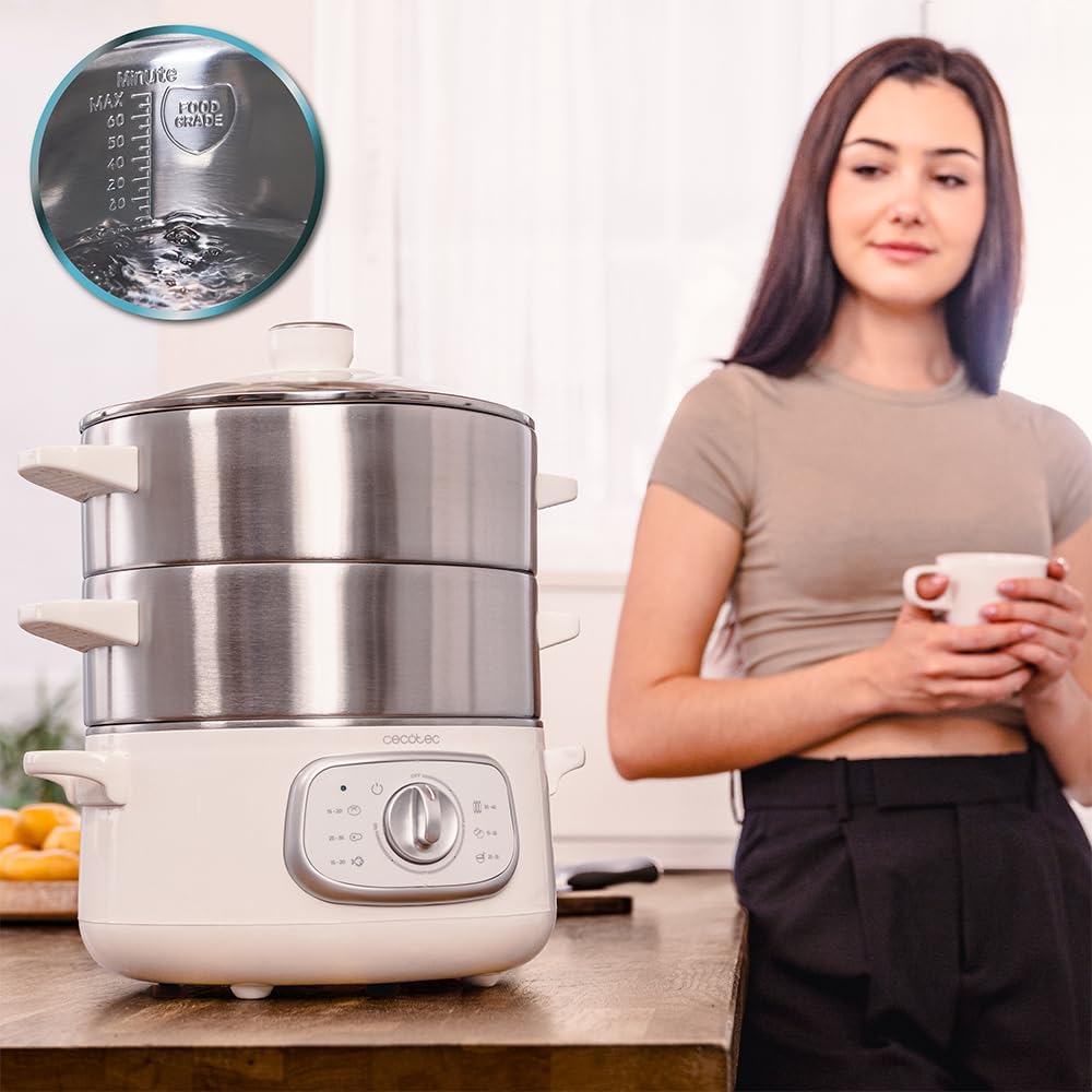 Elektrischer Dampfgarer Vapovita Steelpot 10L