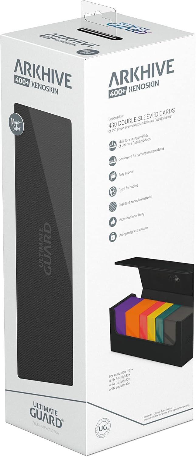 Arkhive 400+ XenoSkin Kartenbox, Schwarz