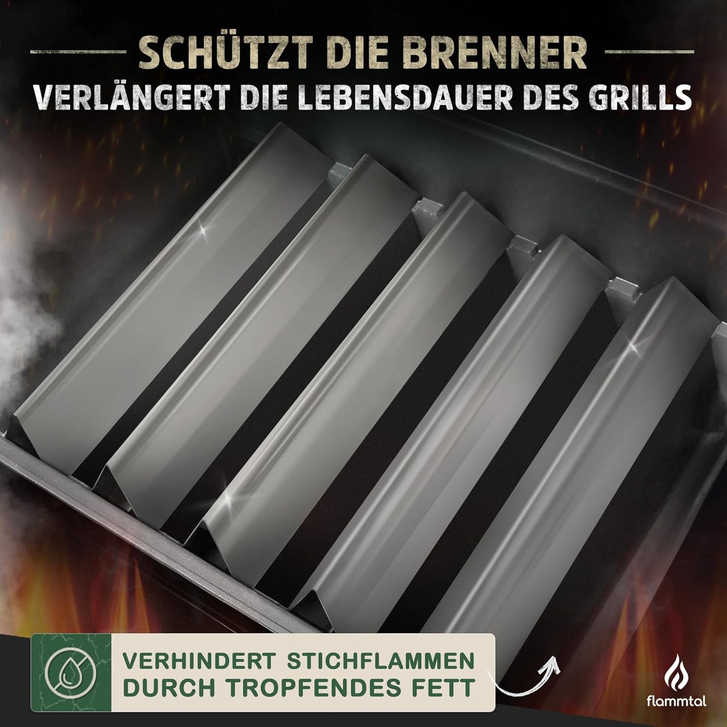 5 Stück Aromaschienen Flave für Weber Spirit