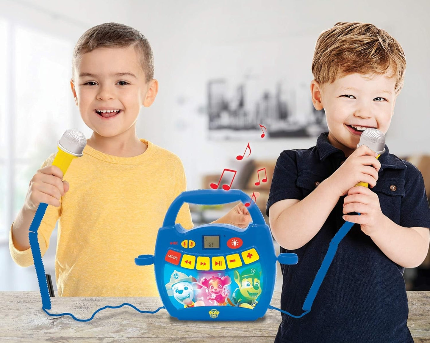 Paw Patrol Kinder-Karaoke-Player mit Mikrofonen, Paw Patrol