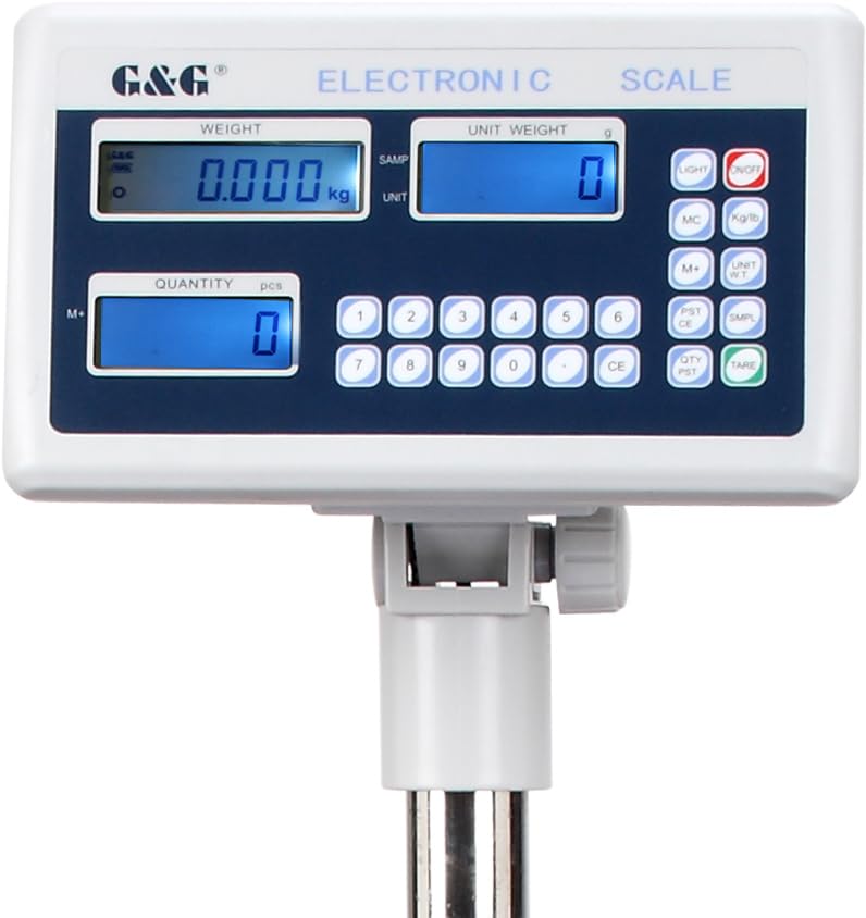 TJKY-300 Digitale Zählwaage mit 3 Displays (bis 300kg), TJKY-300: 300kg/10g