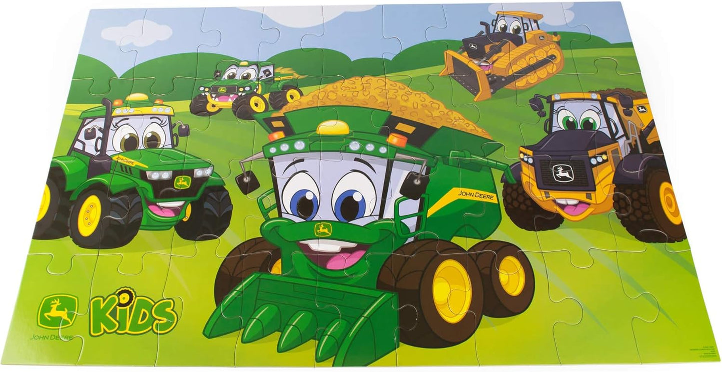 47281 Bodenpuzzle Bauernhofmaschinen, Bodenspiel