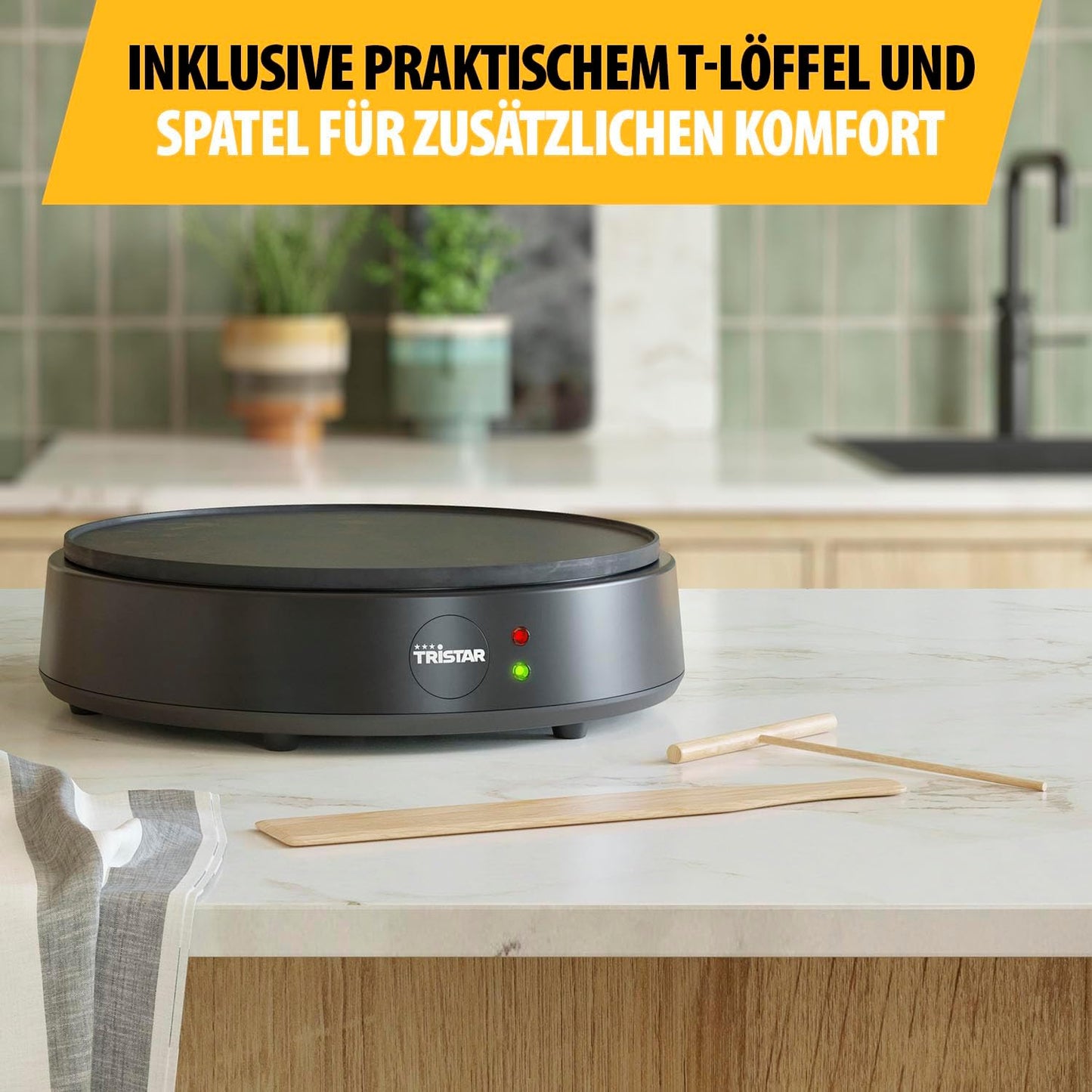 Crêpe-Maker, Schwarz