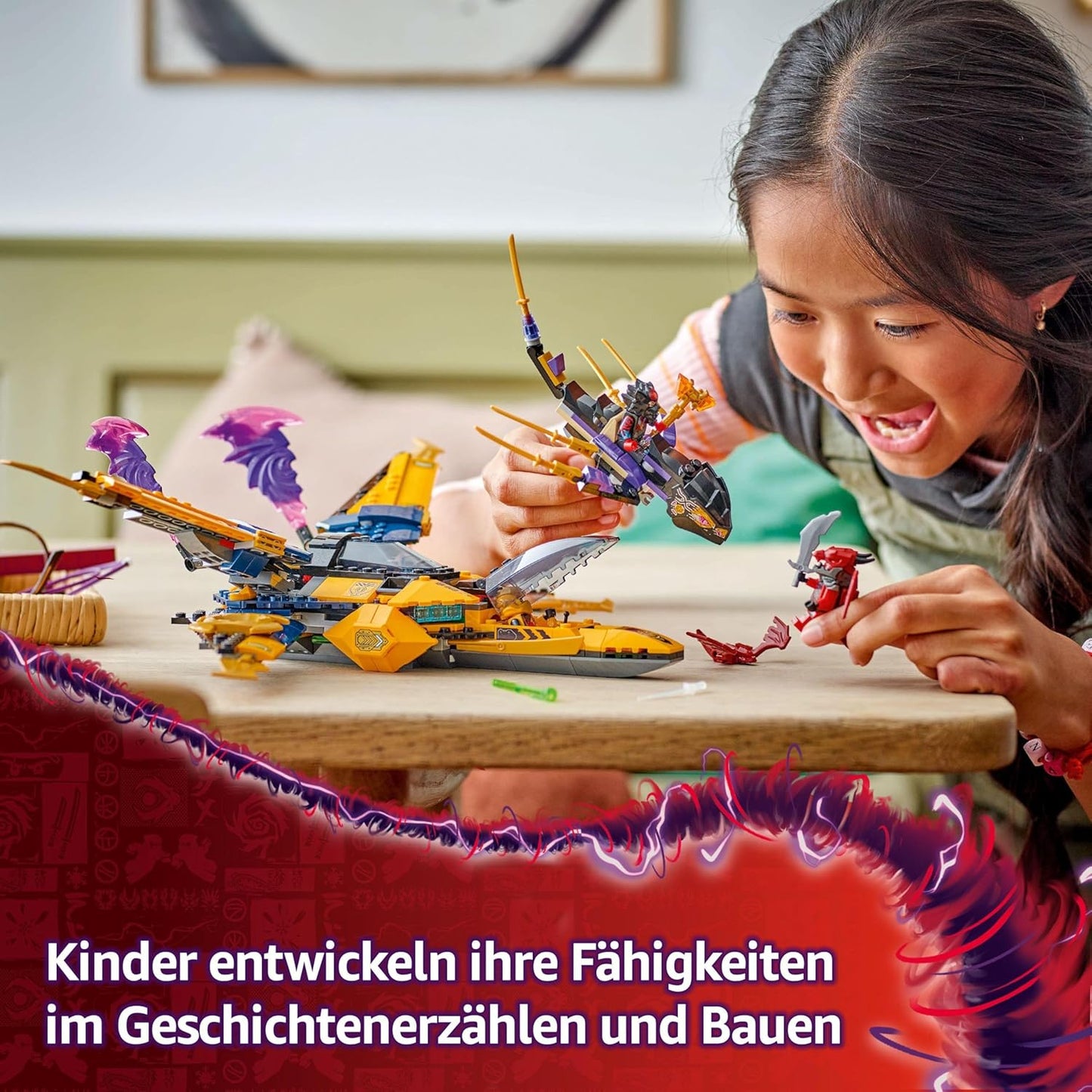 NINJAGO - Ras und Arins Super-Sturmflieger (71833)