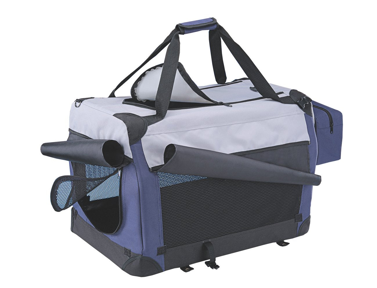 Transportbox Traveller Plus, blau;grau L 92 x B 64 x H 64 cm