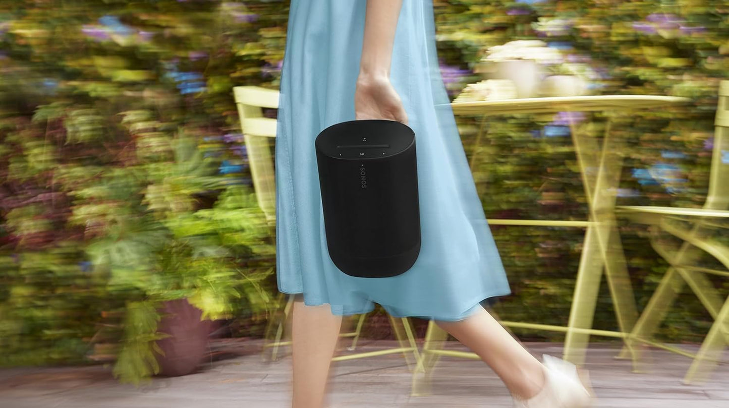 Move 2 mit WLAN, Bluetooth, kompatibel mit Amazon Alexa, Schwarz