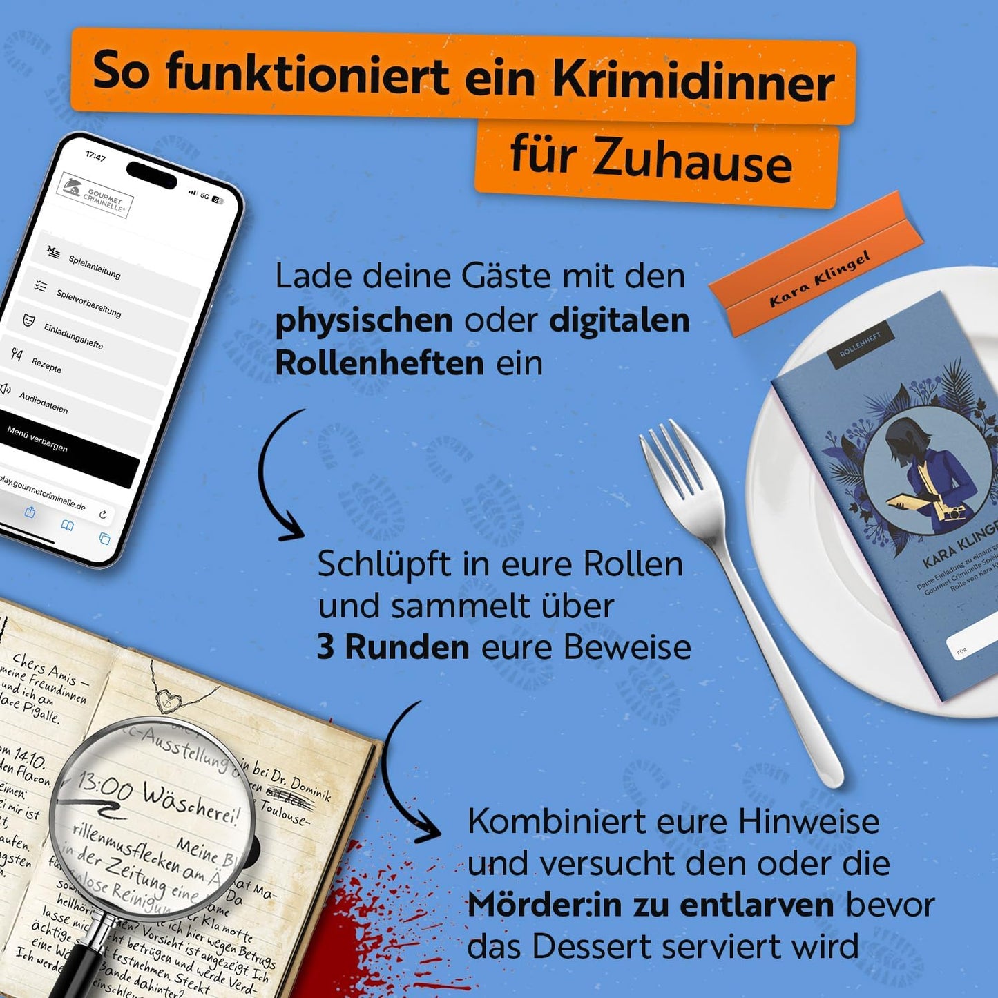 Hirschruf in den Tod - Krimidinner, Hirschruf in den Tod