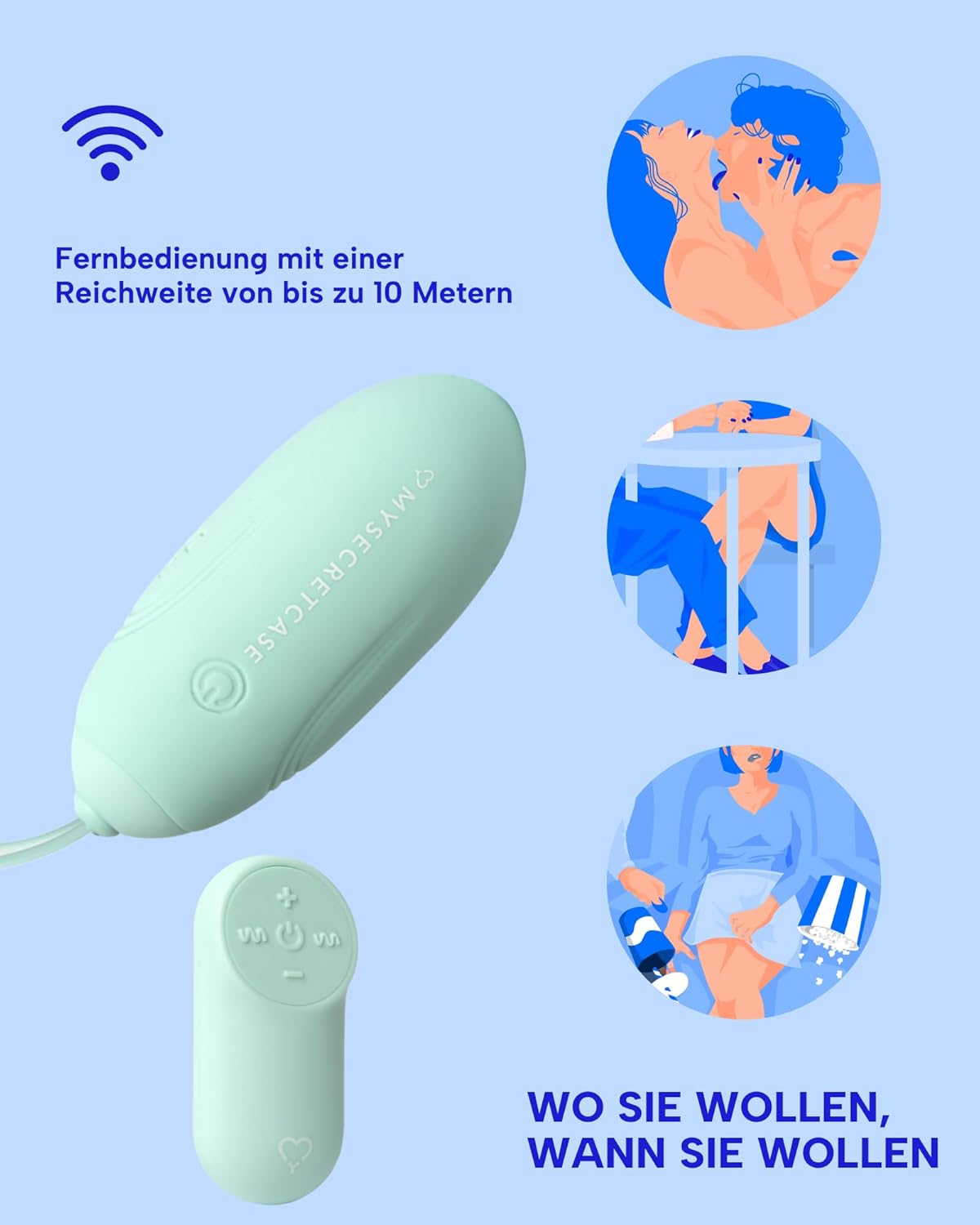 Vibratorenset mit Fernbedienung