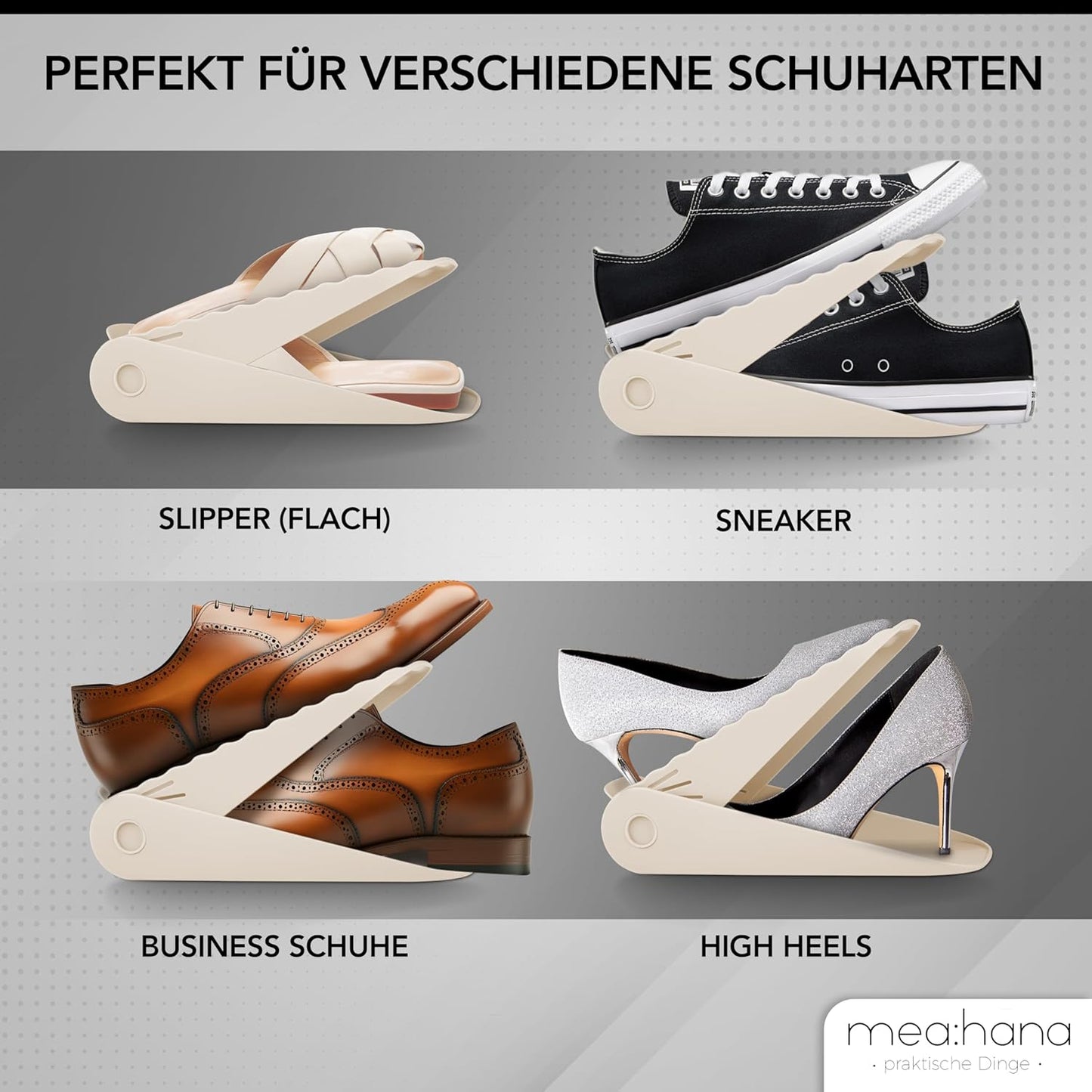 8er-Set Schuhstapler, Petrol
