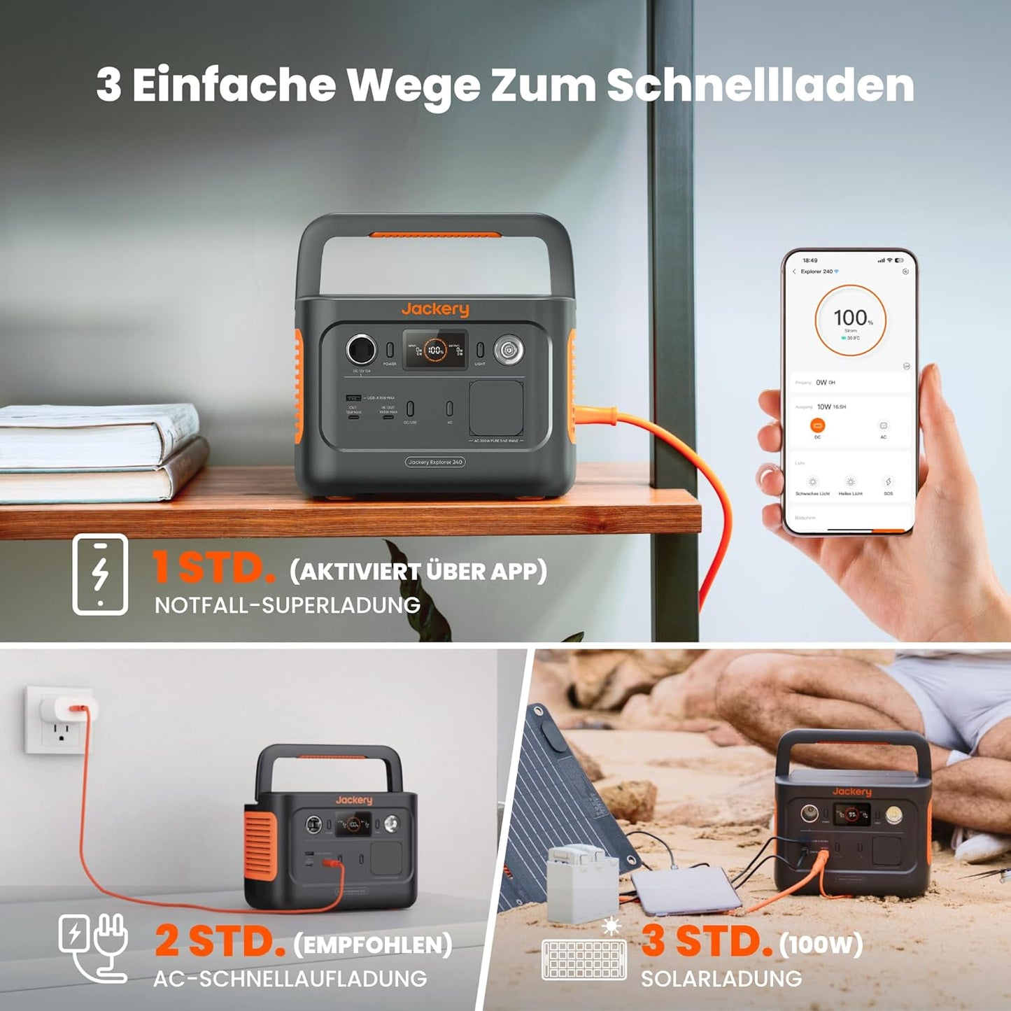 Tragbare Powerstation Explorer 240, E240 v2