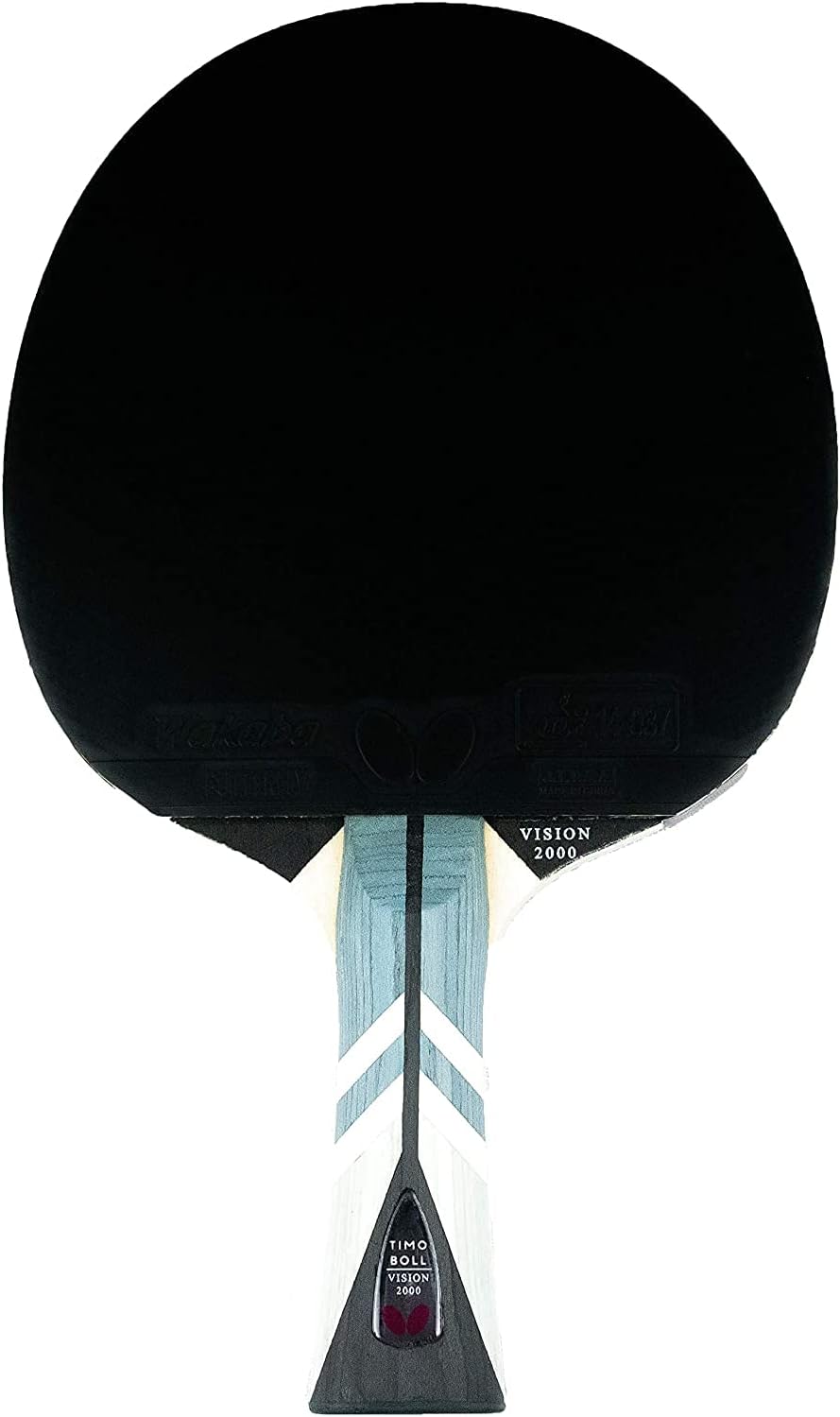Timo Boll Vision 2000 Set, Bundle mit 2 Case, Bälle & 1 weiteren Racket