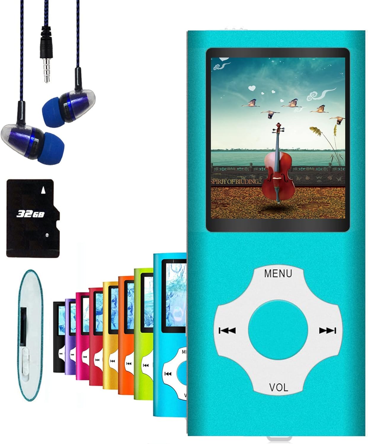 MP3/MP4-Player mit LCD-Display, Tiefblau