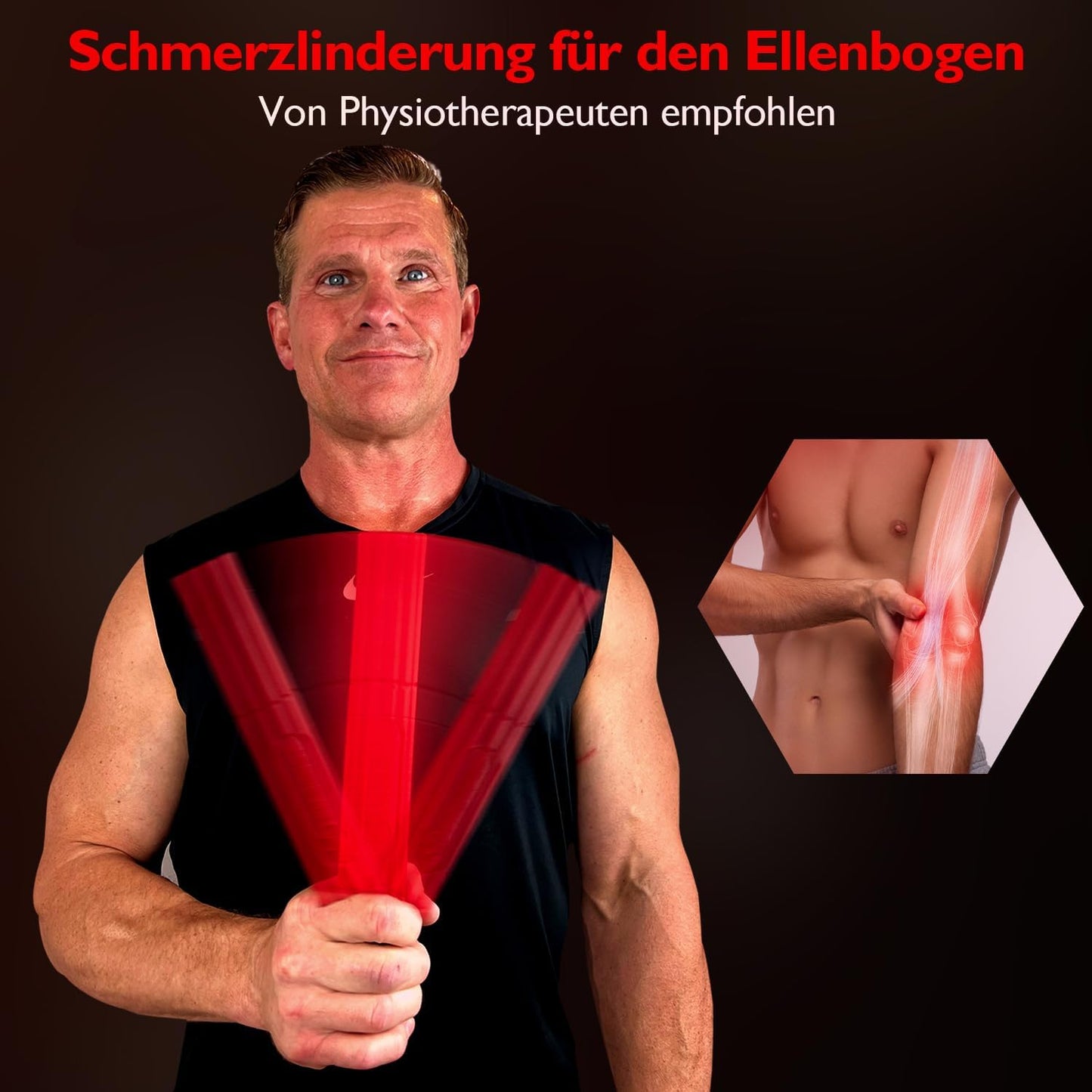 Fitness Widerstandsstangen-Set, 4er-Set - Gelb Grün Blau Rot