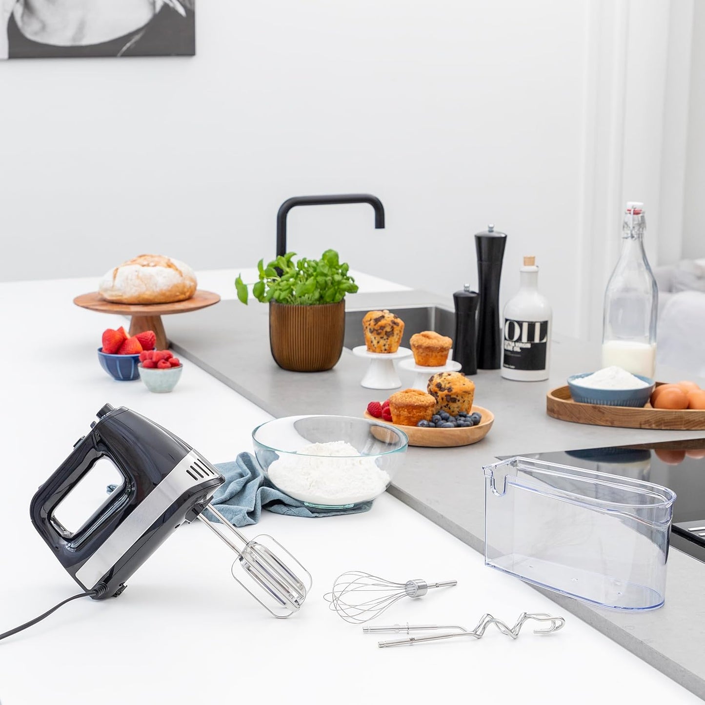 Handmixer mit Aufbewahrungsbox