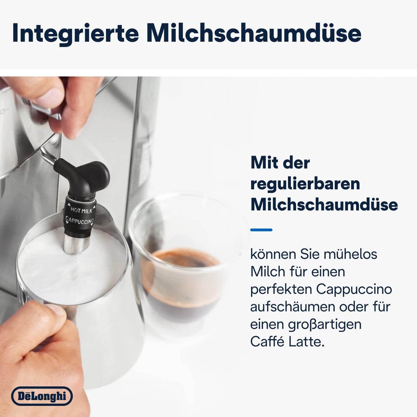 Espresso Dedica Siebträgermaschine, Metall, Dedica