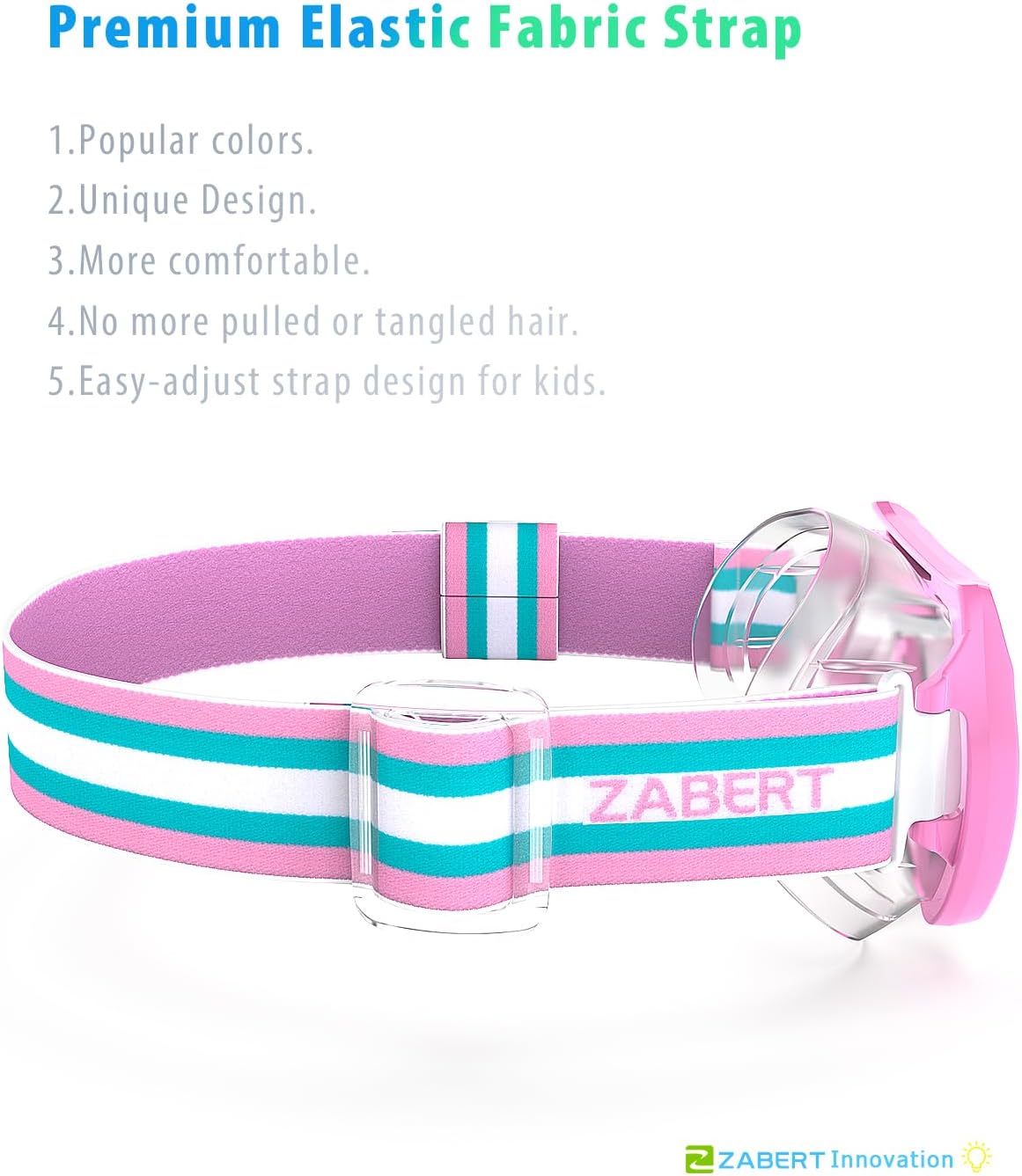 Taucherbrille für Kinder, #10.Rosa Weiss