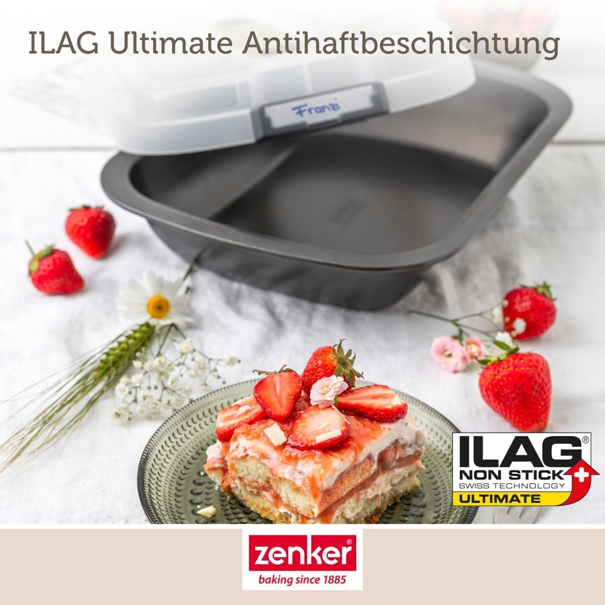 Click&Go Auflaufform mit Haube, Dessert- und Auflaufform mit Haube
