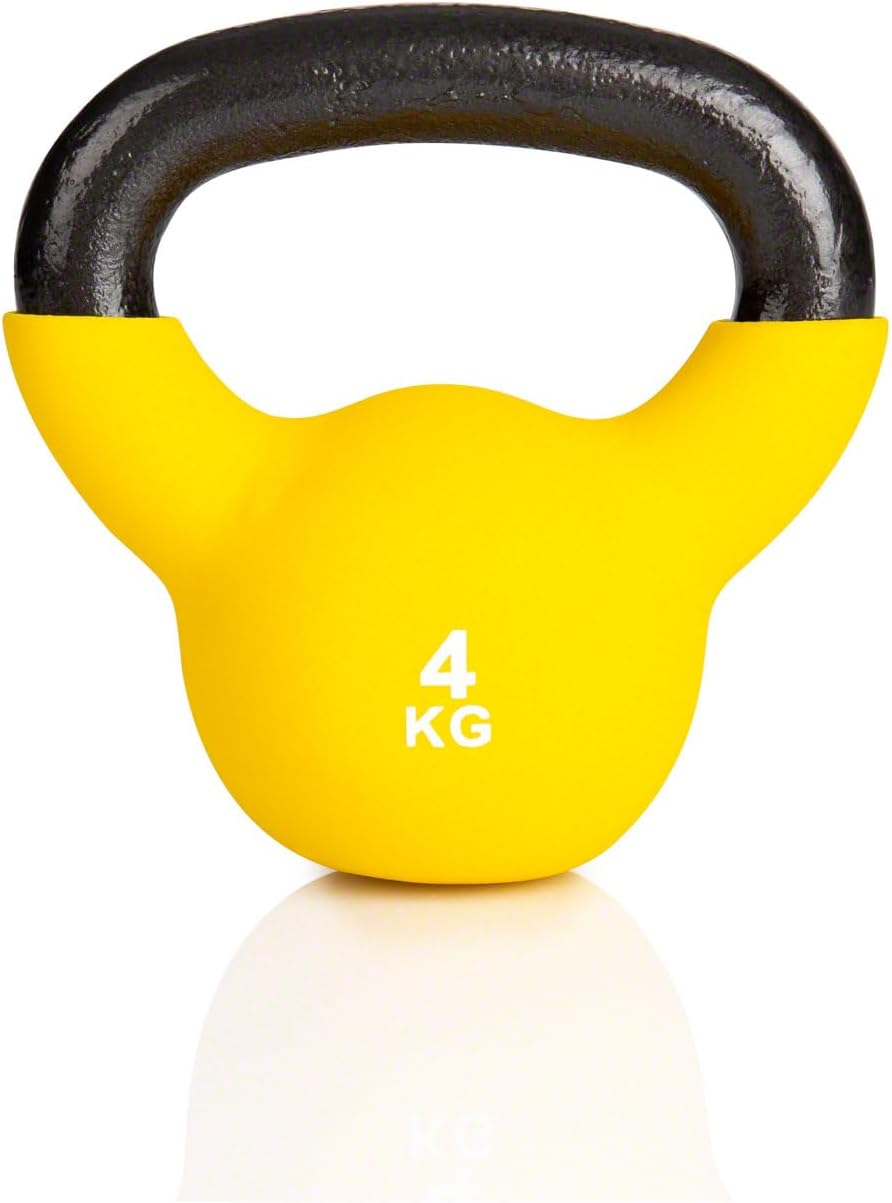 Kettlebell (4 kg), A - 4 kg, gelb