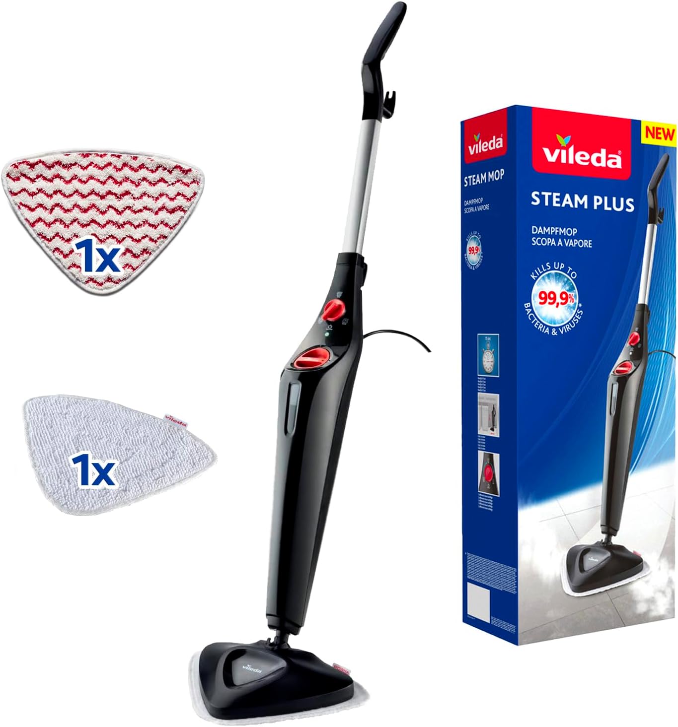 Steam Plus - Dampfreiniger mit PowerPad