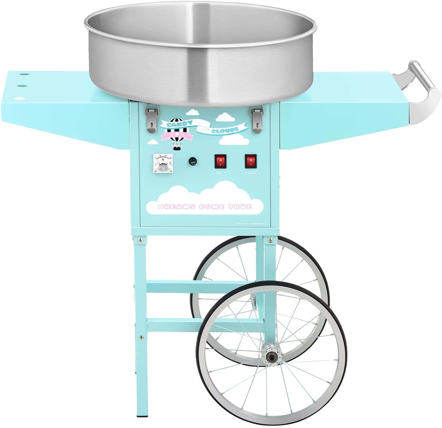 Zuckerwattemaschine mit Wagen