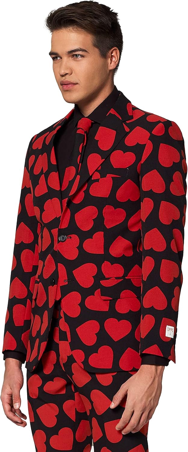 Party-Herrenanzug, 46 King Of Hearts