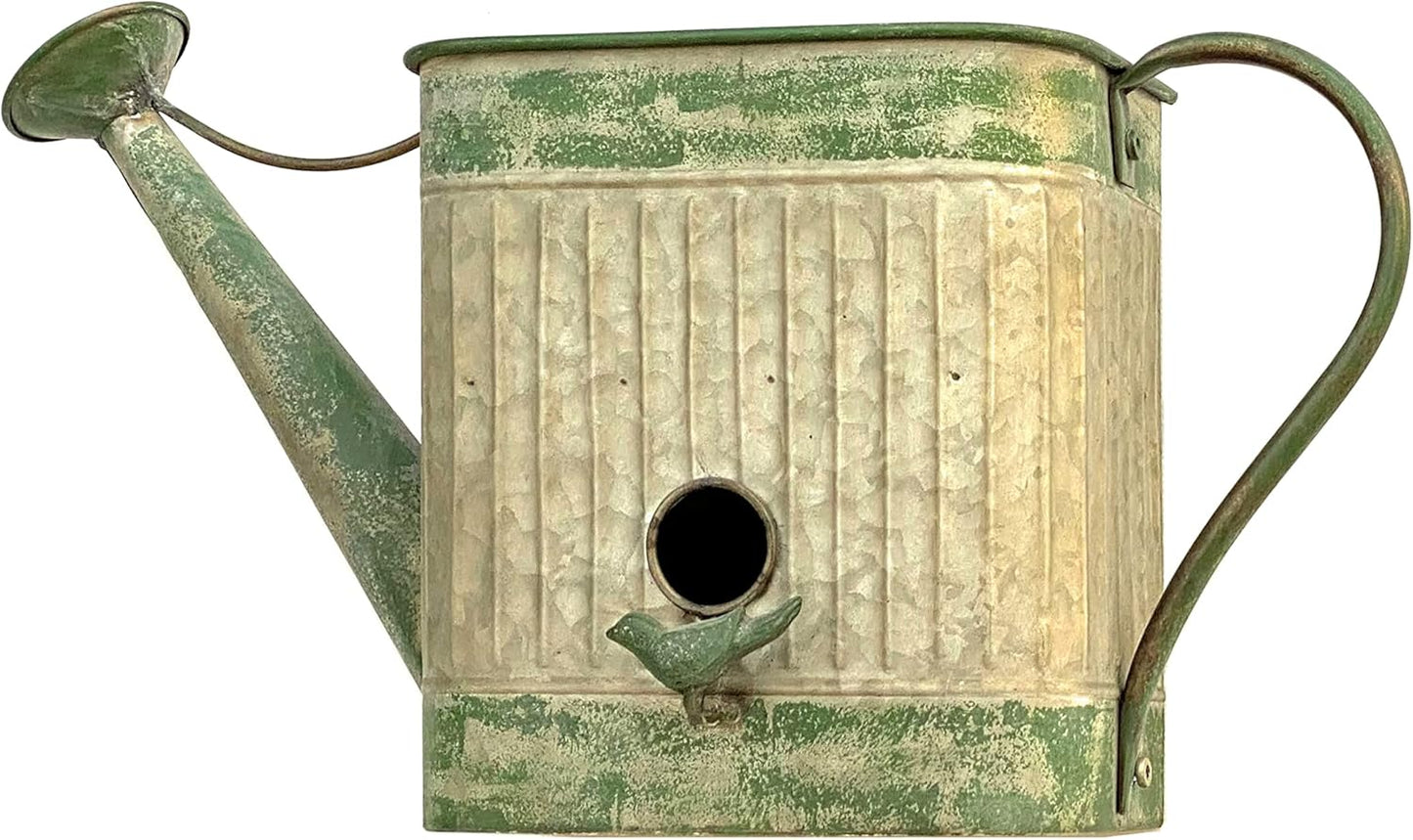Vogelhaus mit Blumentopf zum Aufhängen