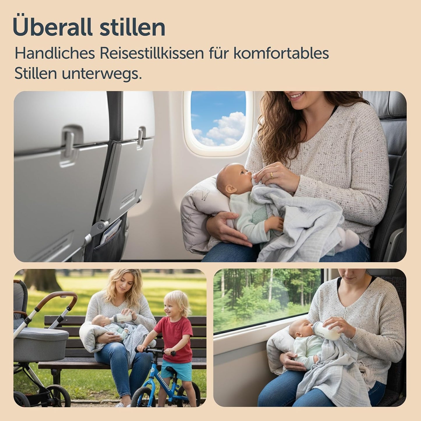 Stillhilfe und Reisestillkissen