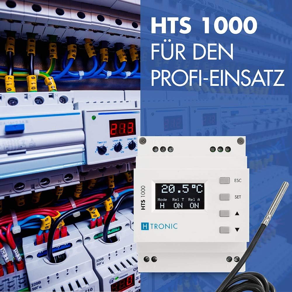 H Tronic Temperaturschalter Hutschienen HTS 1000