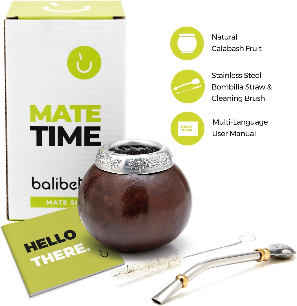 Kürbis Tasse für Mate Tee