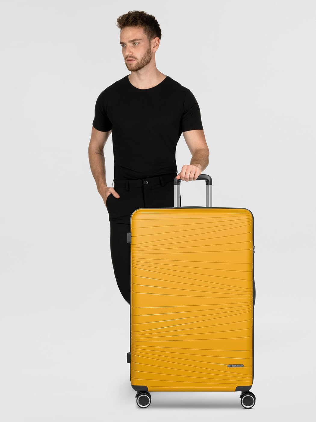 Hartschalen-Trolley Dallas 3.0, Yellow Koffer L 75 cm