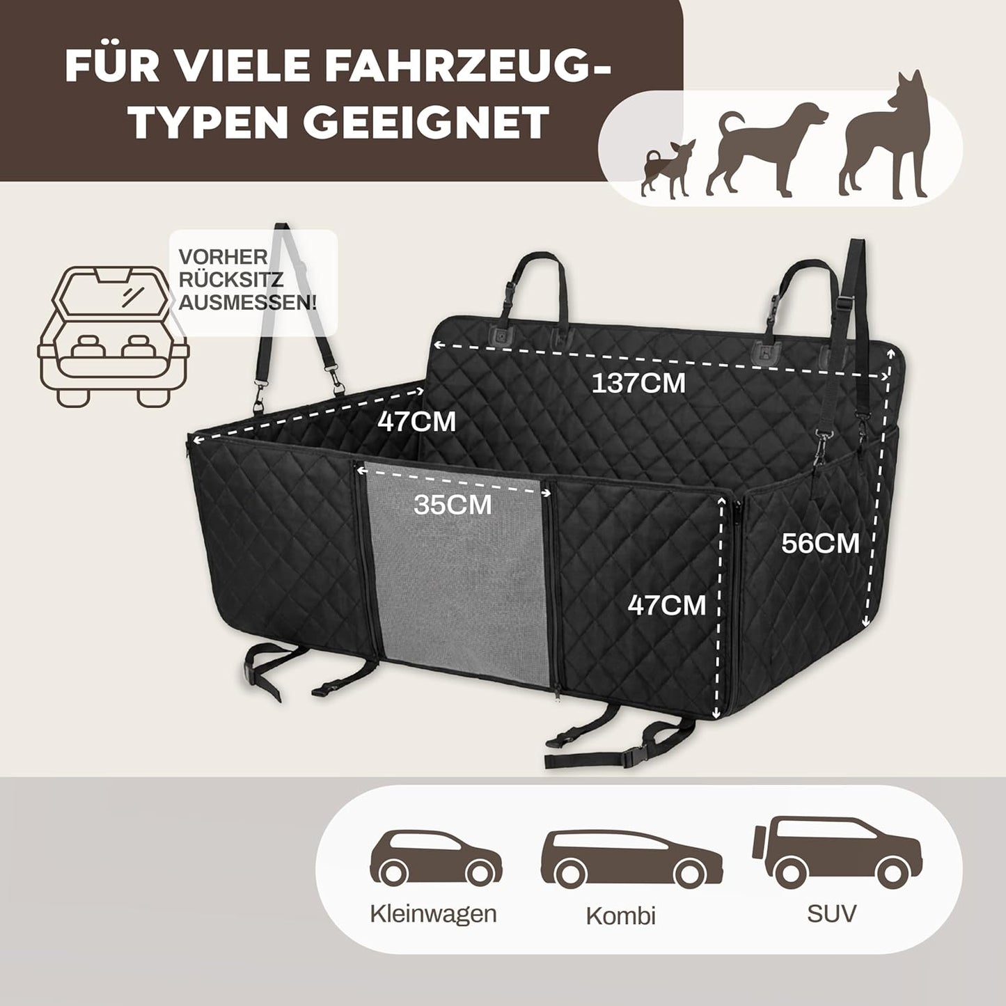 Autoschondecke für Hunde