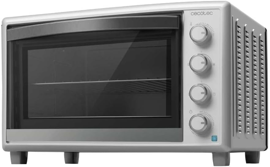 Mini-Ofen 60L mit Drehspiess (12 Funktionen), Weiss 60L | 2200 W