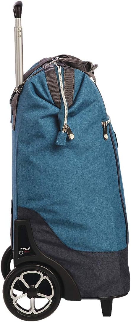 Grossrad-Einkaufsroller 10303 mit Thermotasche, Two Tone Blau 4600