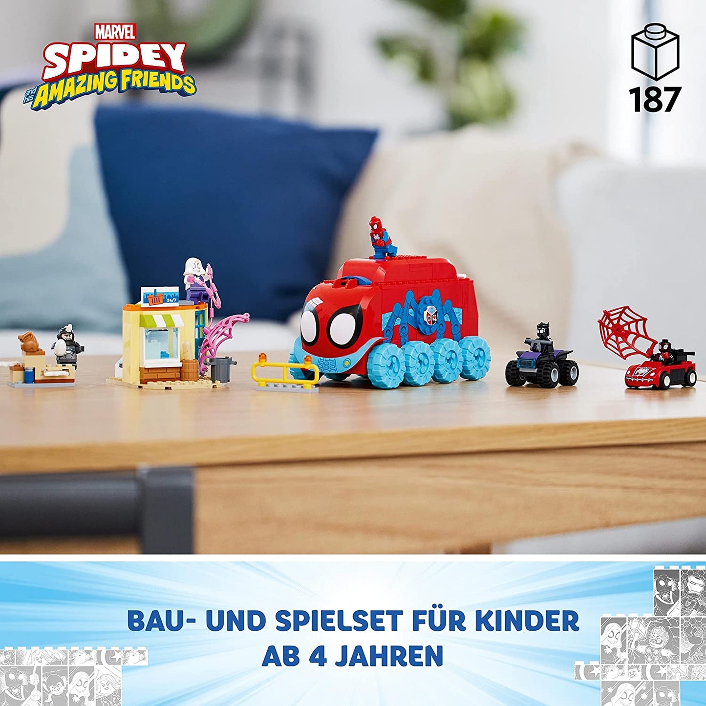 10791 Marvel Spidey und seine Super-Freunde Spideys Team-Truck, Konstruktionsspielzeug, Single