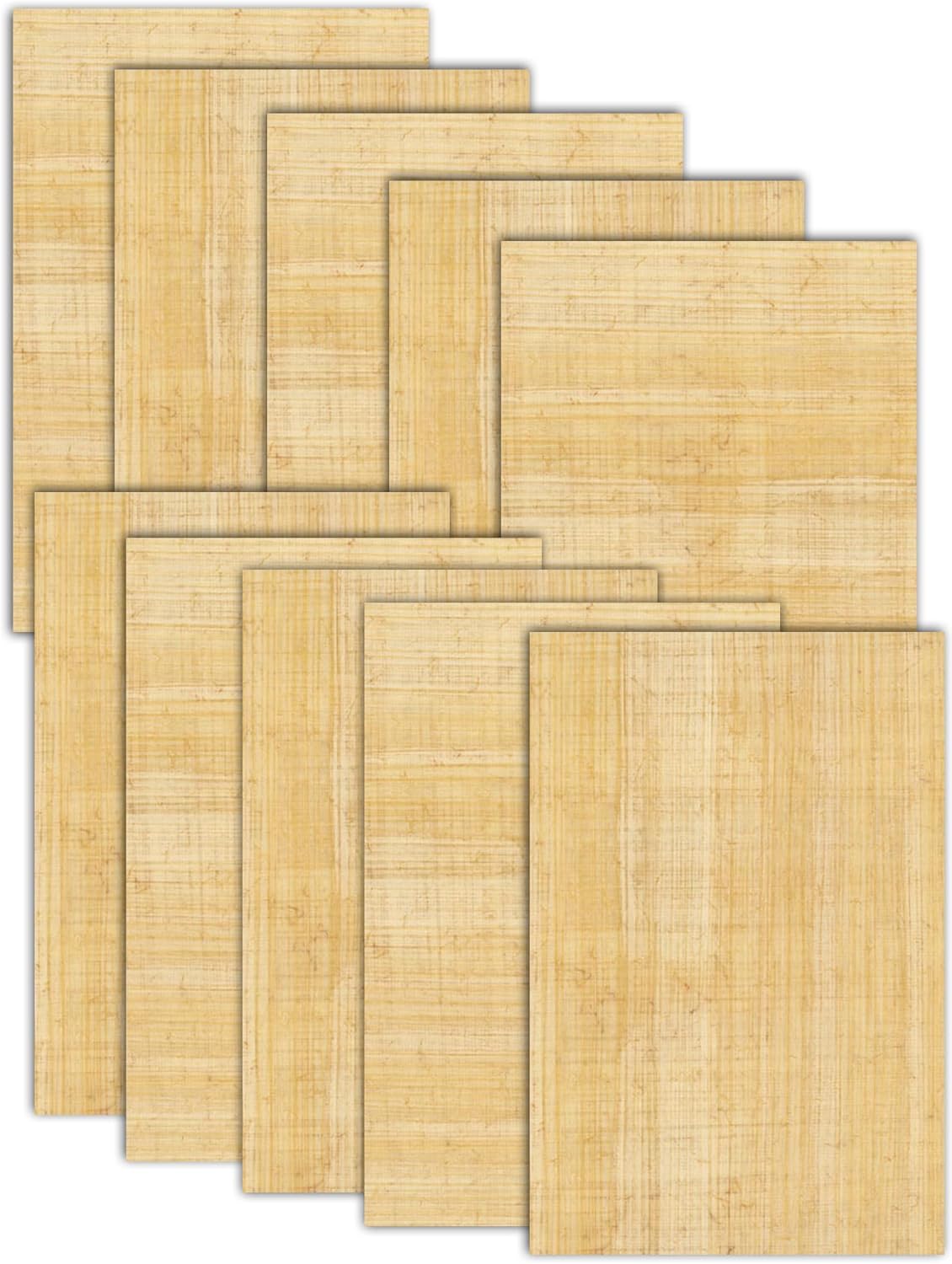 Papyrusblätter 25er Set für Kunst- und Schulprojekte, 25 Blatt