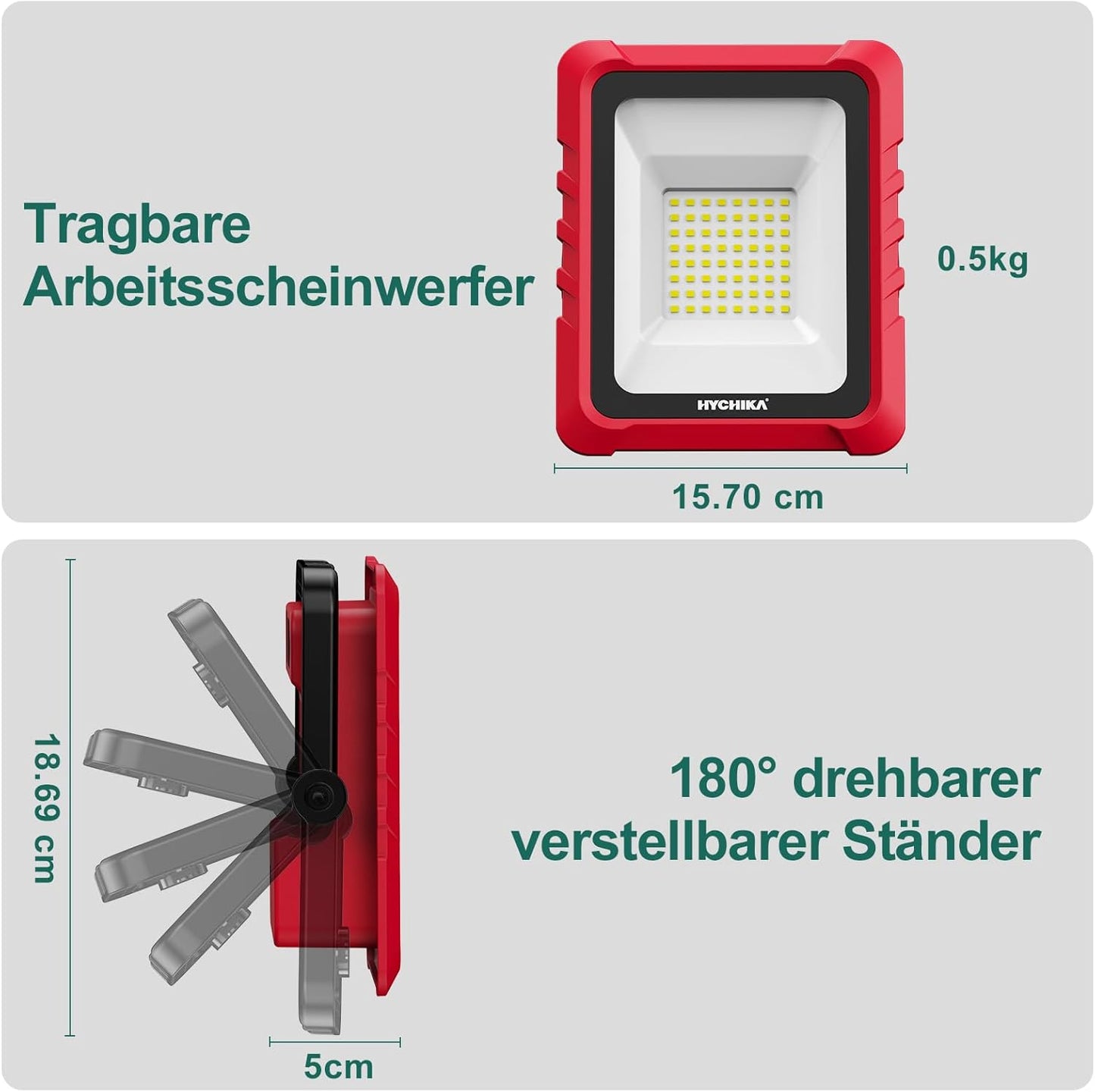 LED Akku-Strahler, 20W