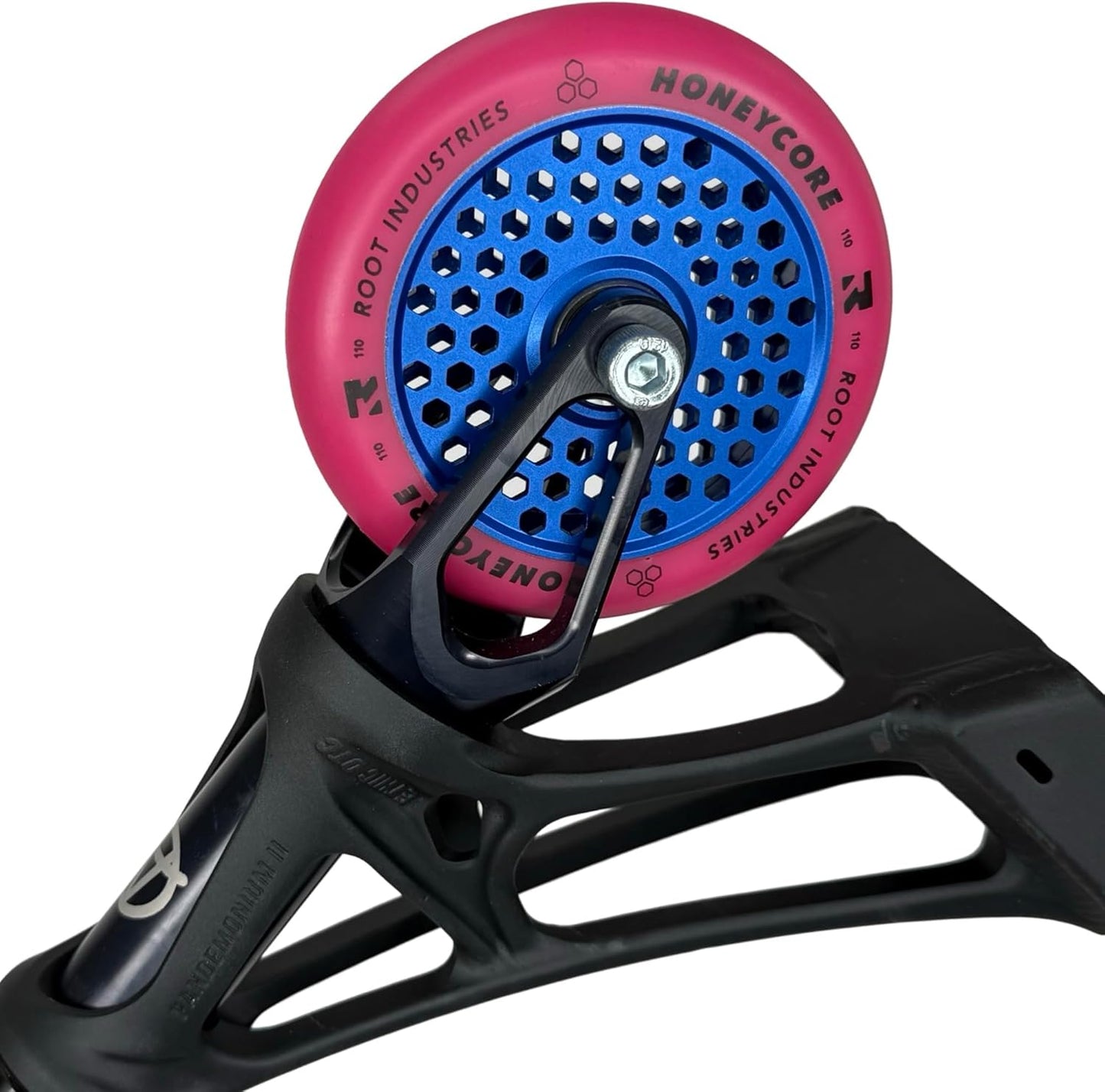 Air Honeycore Stunt-Scooter-Rad, Blau / Pu Pink