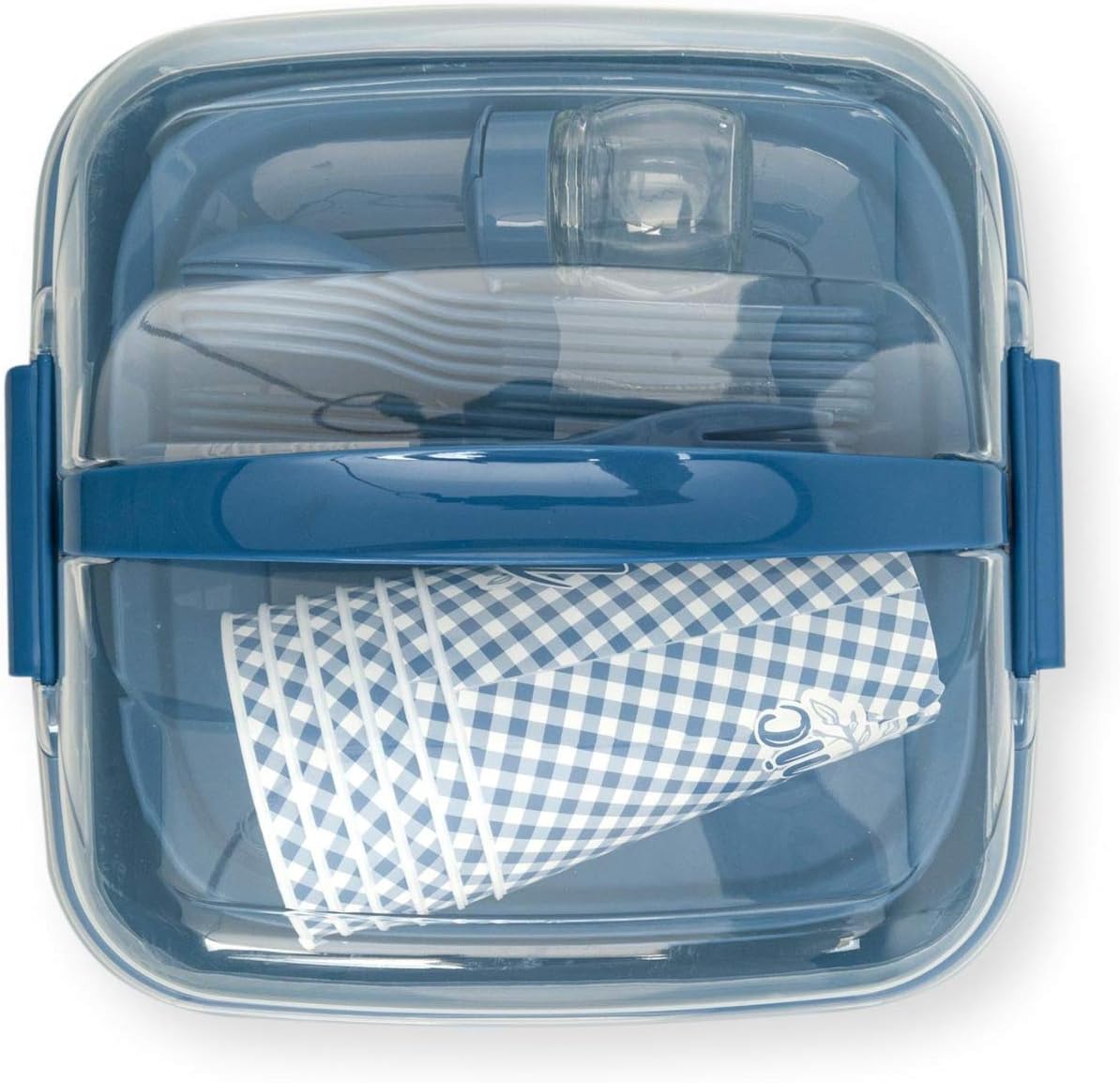 Picknickset für 6 Personen, Blau