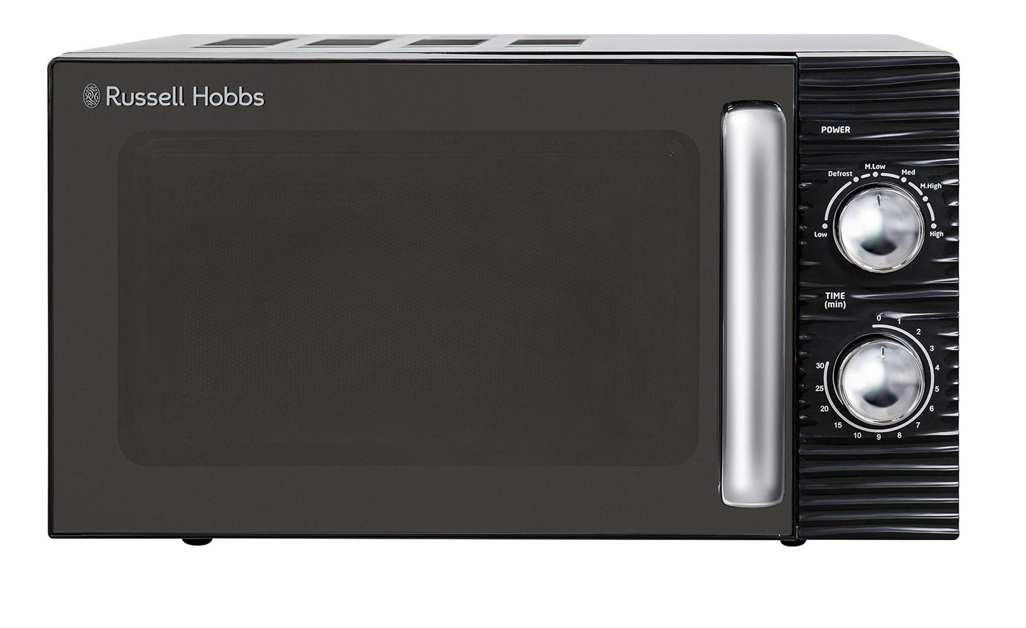 Mikrowelle 17L, 5 Leistungsstufen, 700W, Schwarz