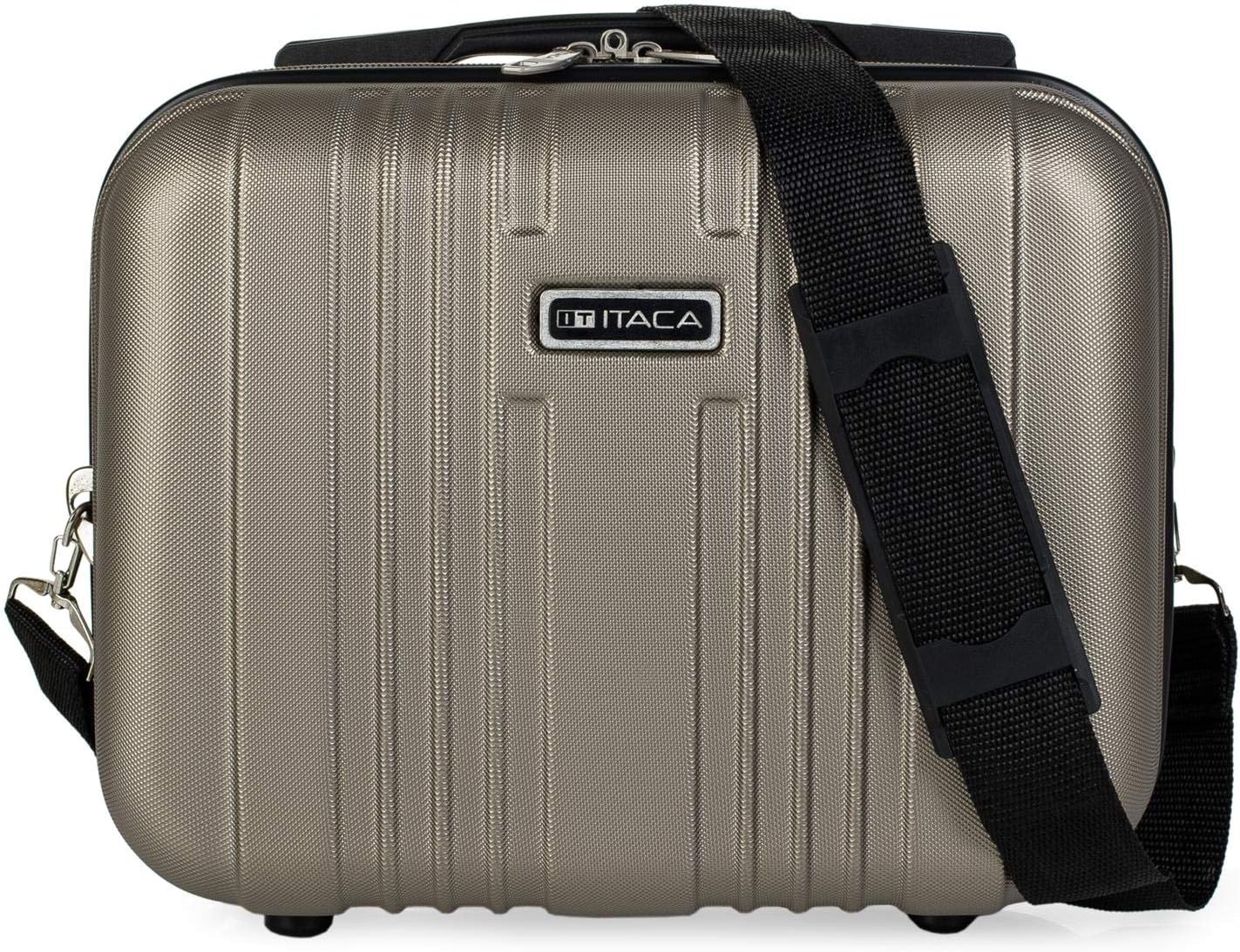 Reisekoffer-Set (Hartschale, 3-teilig, S+M+XS), Champagner S + M + XS
