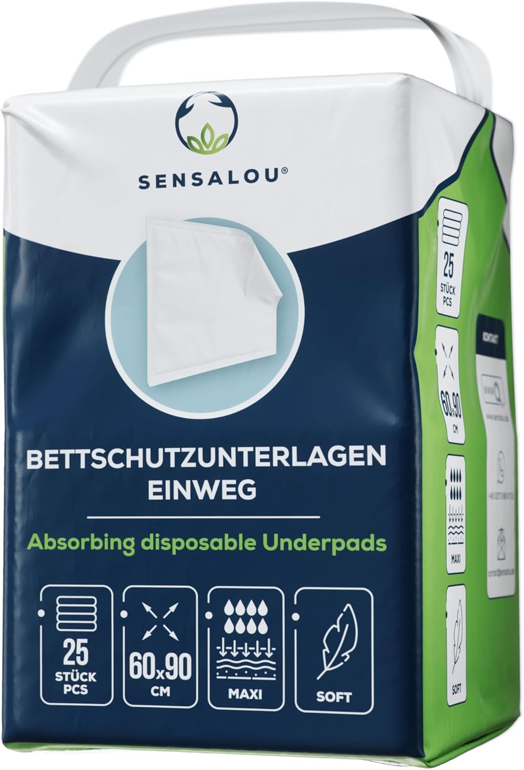 Einweg-Bettschutzunterlagen (100 Stück), 60 x 90 cm 100